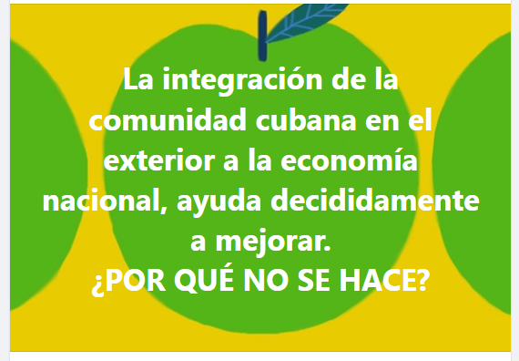 La alianza estratégica del estado cubano, que pudiera ser, con la emigración.