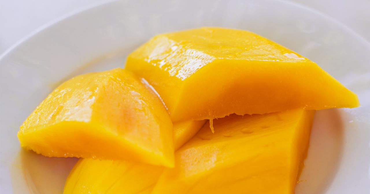 Producto: Mango en almibar.
