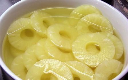 Producto: Piña en almibar.