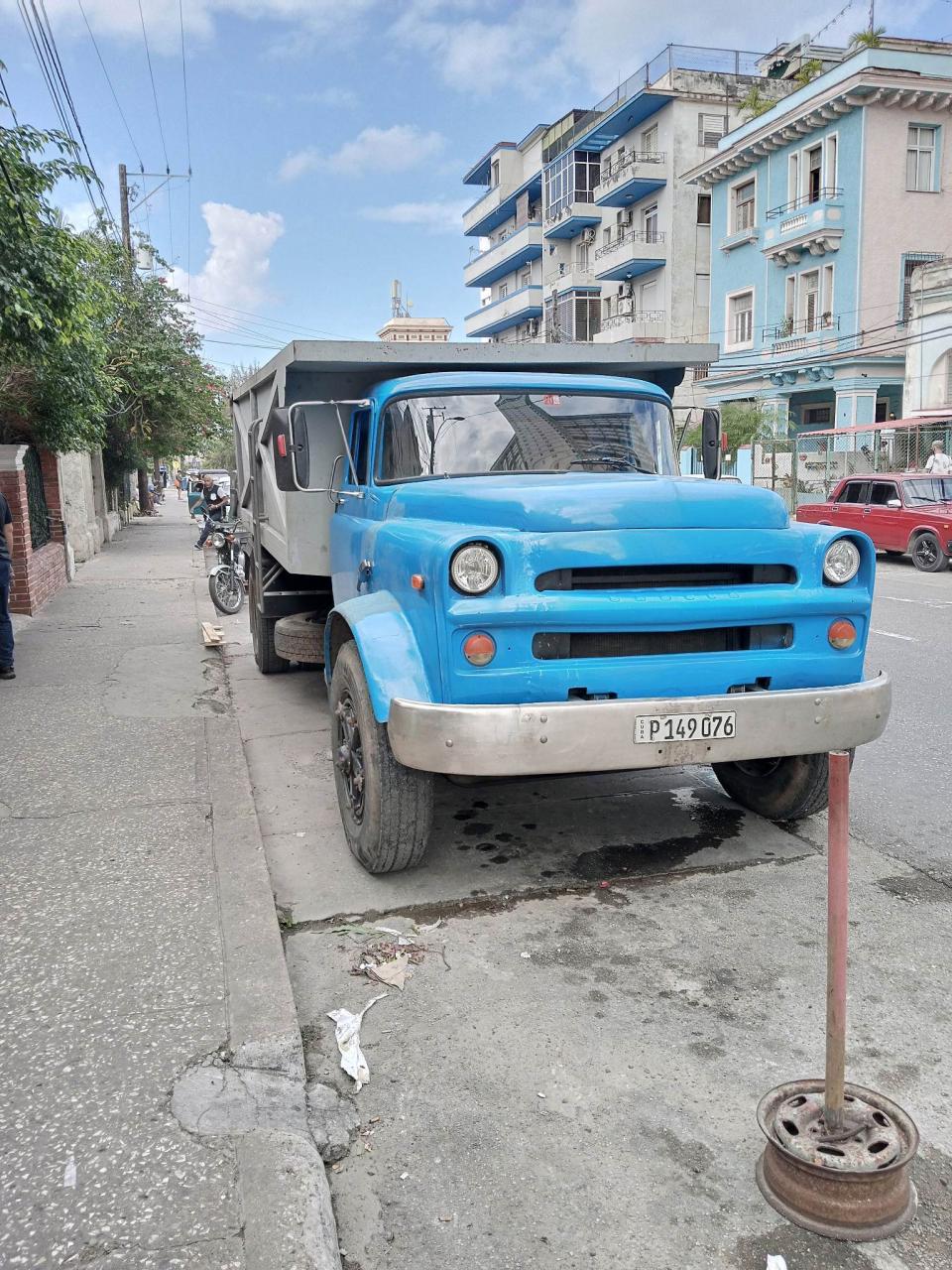 Transportista por camiones afiliado al proyecto en el municipio matancero de Matanzas. Emilio Flores.