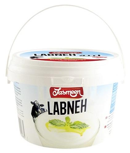 Queso crema o yogur espeso, natural, ligeramente salado, tipo arábico, 500g, grasa 15%.