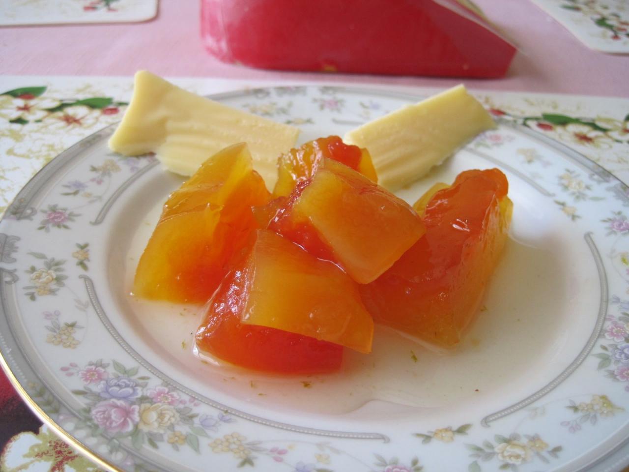 Producto: Fruta bomba en almibar.