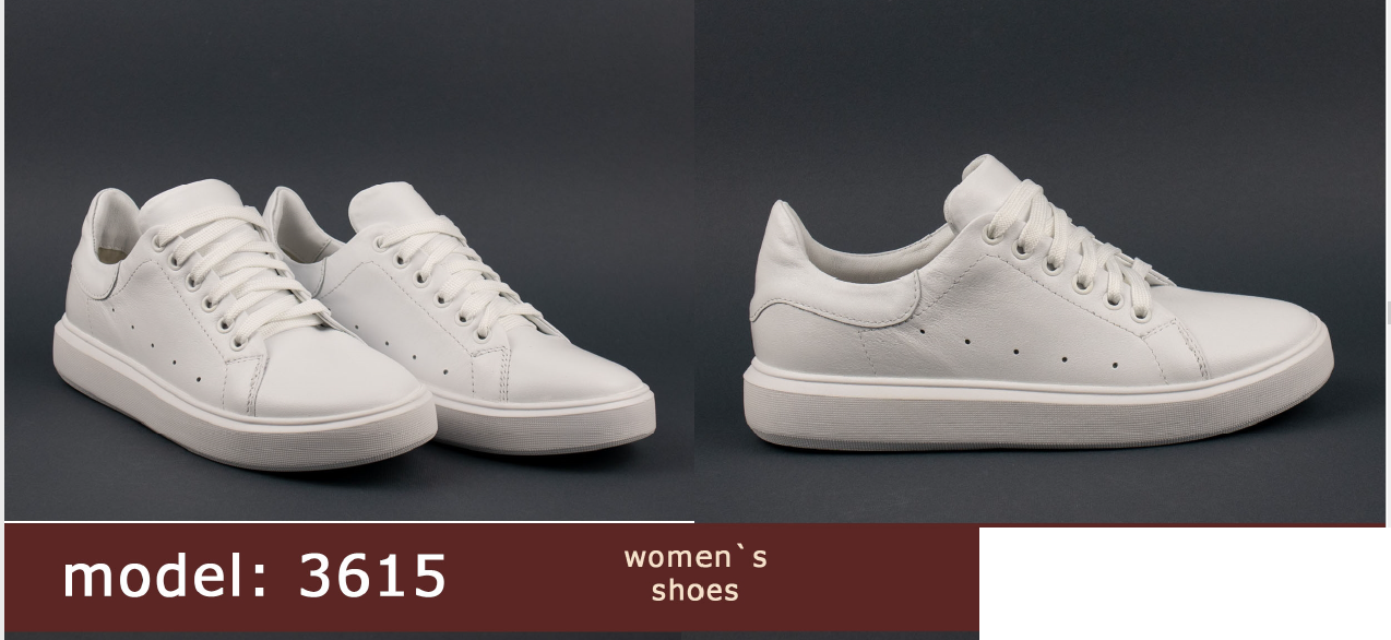 Zapatillas deportivas para mujeres, de piel, números del 35 al 41.