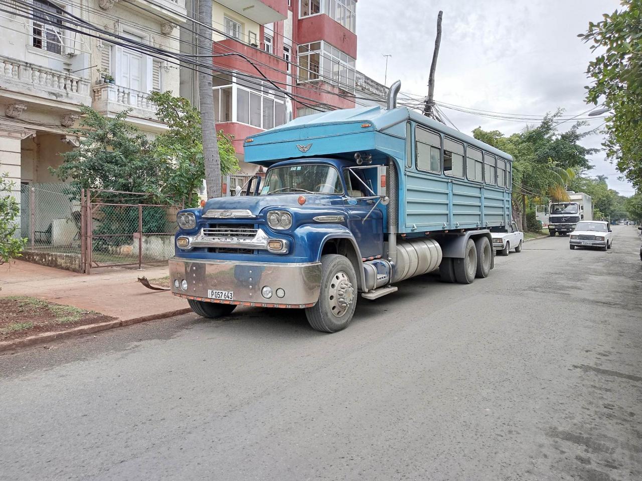 Transportista por camiones afiliado al proyecto en el municipio habanero de Boyero.