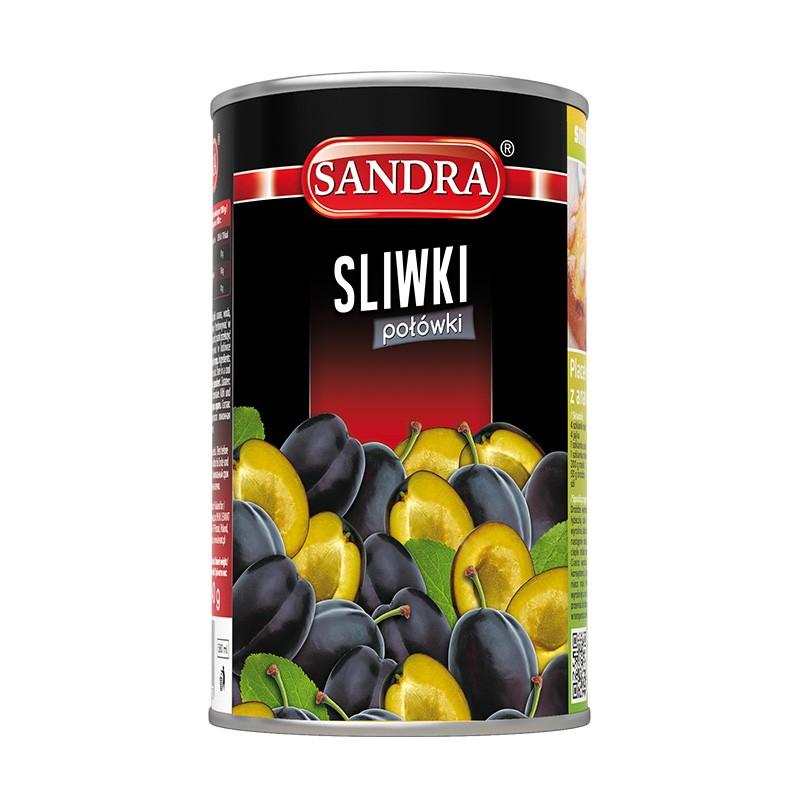 Mitades de ciruelas. Sandra. 4250ml.
