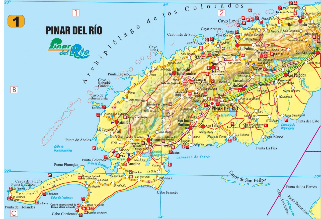 Servicio turístico: Conozca las atracciones turísticas del municipio pinareño de "Pinar del Rio", en Cuba.